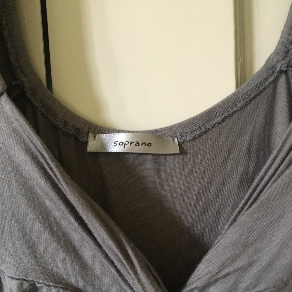 Soprano Gray Jersey Dress - Picture 3 of 4